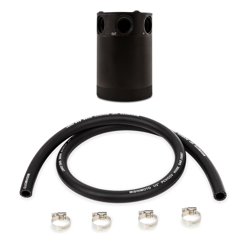 Mishimoto — Mishimoto Compact Baffled Oil Catch Can - 3-Port - view 5
